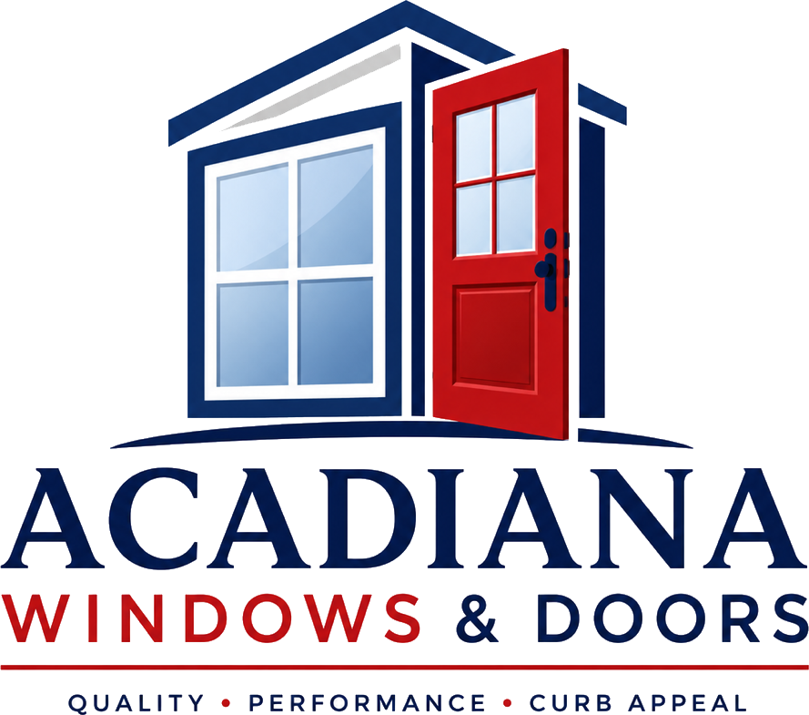 Acadiana window and door ++ new logo